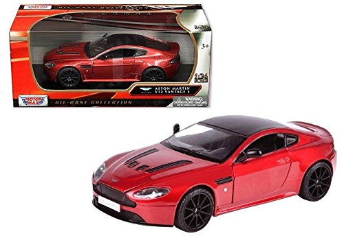 Motor Max 1:24 W/B Aston Martin V12 Vantage S Red Diecast Vehicles