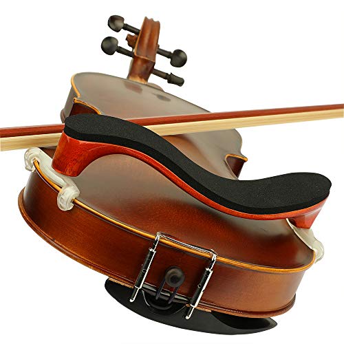Violin Shoulder Rest for 4/4 and 3/4 Size, Healemo Wooden Shoulder Rest for Violin, Perfect for Beginners and Professionals