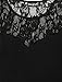 Sexy Lace Peplum Blouse with Round Neck & Sheer Back by Allegra K