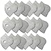 BASE CAMP Activated Carbon Replacement Filters Only for M PRO, M Plus or M Cross Mask,N Plus Mask (18 Pack)
