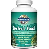 Garden of Life Whole Food Vegetable Supplement - Perfect Food Green Superfood Dietary Supplement, 300 Vegetarian Caplets