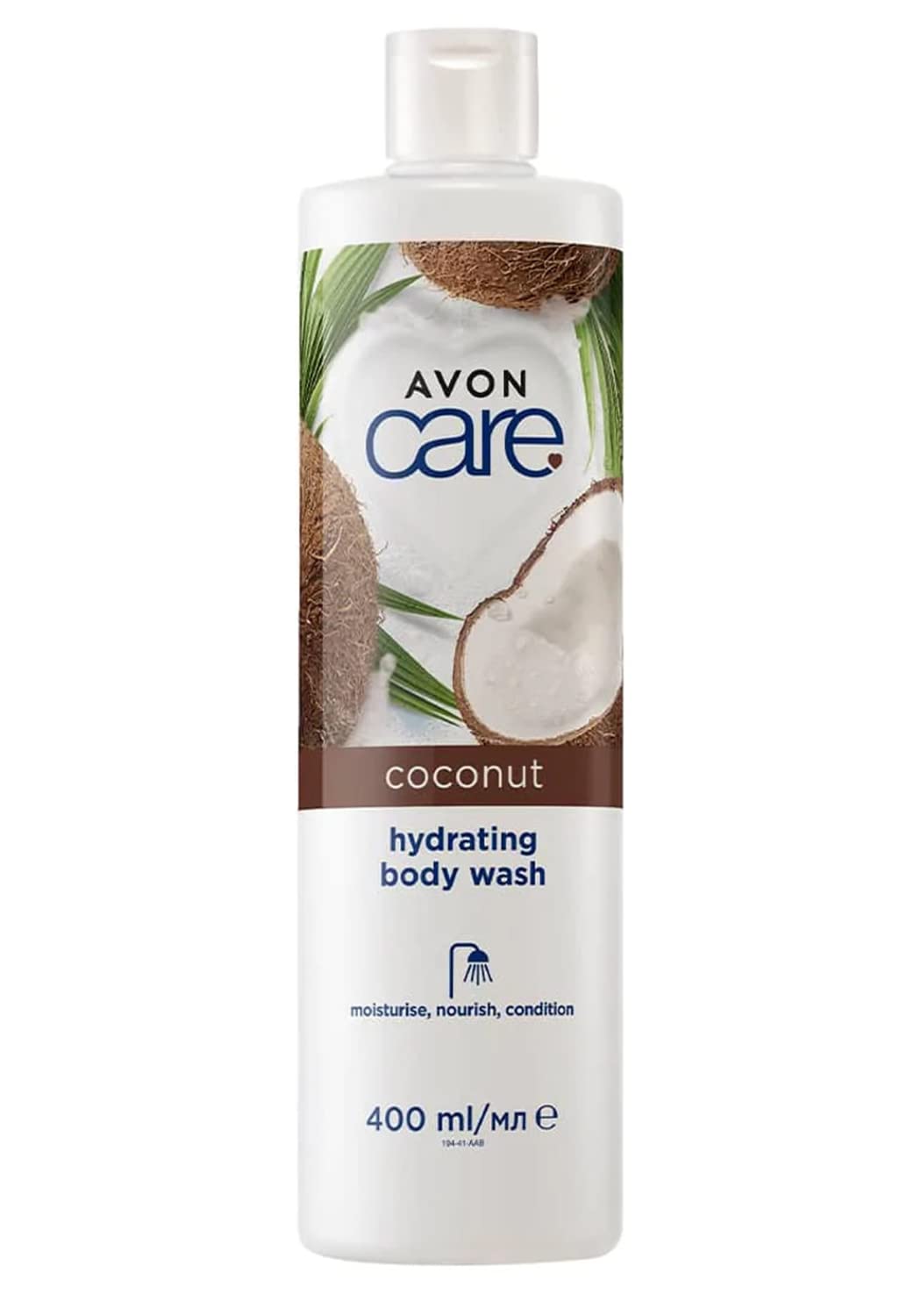 Pack of 2 - Avon Care Restoring Moisture body wash with coconut oil – 2 x 400ml