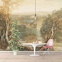 Wall Murals Self-Adhesive Removable The Dogana and San Giorgio Maggiore by Joseph Mallord William Turner Wallpaper Home Decoration for Living Room,Bedroom - 66x96 inches