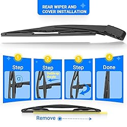 RAINTOK Windshield Wiper Blade Set Replacement for