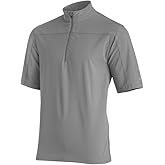 Mizuno Youth Comp Short Sleeve Batting Jacket, Grey, Medium