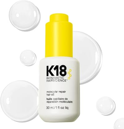 K18 Molecular Repair Hair Oil 30ml Lightweight Leave-In for All Hair Types