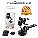 Widras Windshield/Air Vent 2in1 Magnetic Car Mount Universal Phone Holder Window Cradle for Smartphone/Tablet Washable Strong Pad iPhone 11 X 8 7 7+ 6 Plus Galaxy S10 S9 S8 S7 S6 S5 Edge Universal Fit