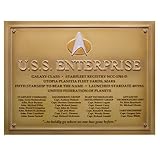 Star Trek U.S.S. Enterprise-D Dedication Plaque #4