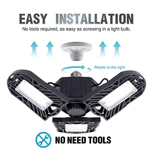 Wireless Tribright Led Garage Light