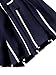 Romwe Women's Casual Vertical Striped Jumpsuit Romper with Belt Navy M