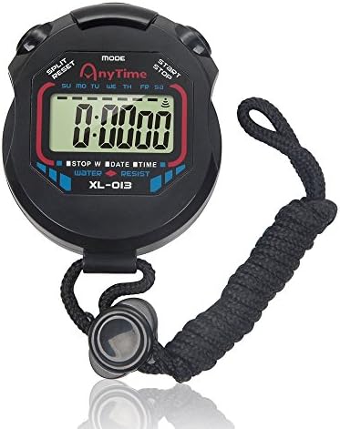 CDYLKJ Stopwatch, Stopwatch Timer, Professional Handheld LCD Timing Digital Stopwatch Exercise Timer, Monitor Ideal for Sports Coaches Fitness Trainers and Referees