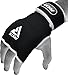 RDX Boxing Hand Wraps Inner Gloves for Punching - Neoprene Padded Fist Protection Bandages Under Mitts with Quick Long Wrist Support - Great for MMA, Muay Thai, Kickboxing & Martial Arts Training