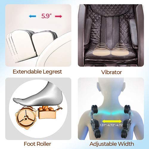 SLTrack Massage Chair by OOTORI, 3D Zero Gravity Full Body Airbag