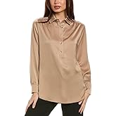 Jones New York Womens Ls Side Button Popover Tunic