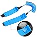 Anti Lost Wrist Link Traction Rope Bracelet Safety Harness Child Leash for Toddler, Baby and Kids by RexRod (Blue-2.5m)