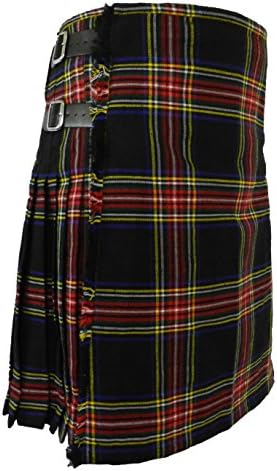 Scottish Kilt for Men/Boys, Tartan Acrylic Kilts, Men’s Kilt