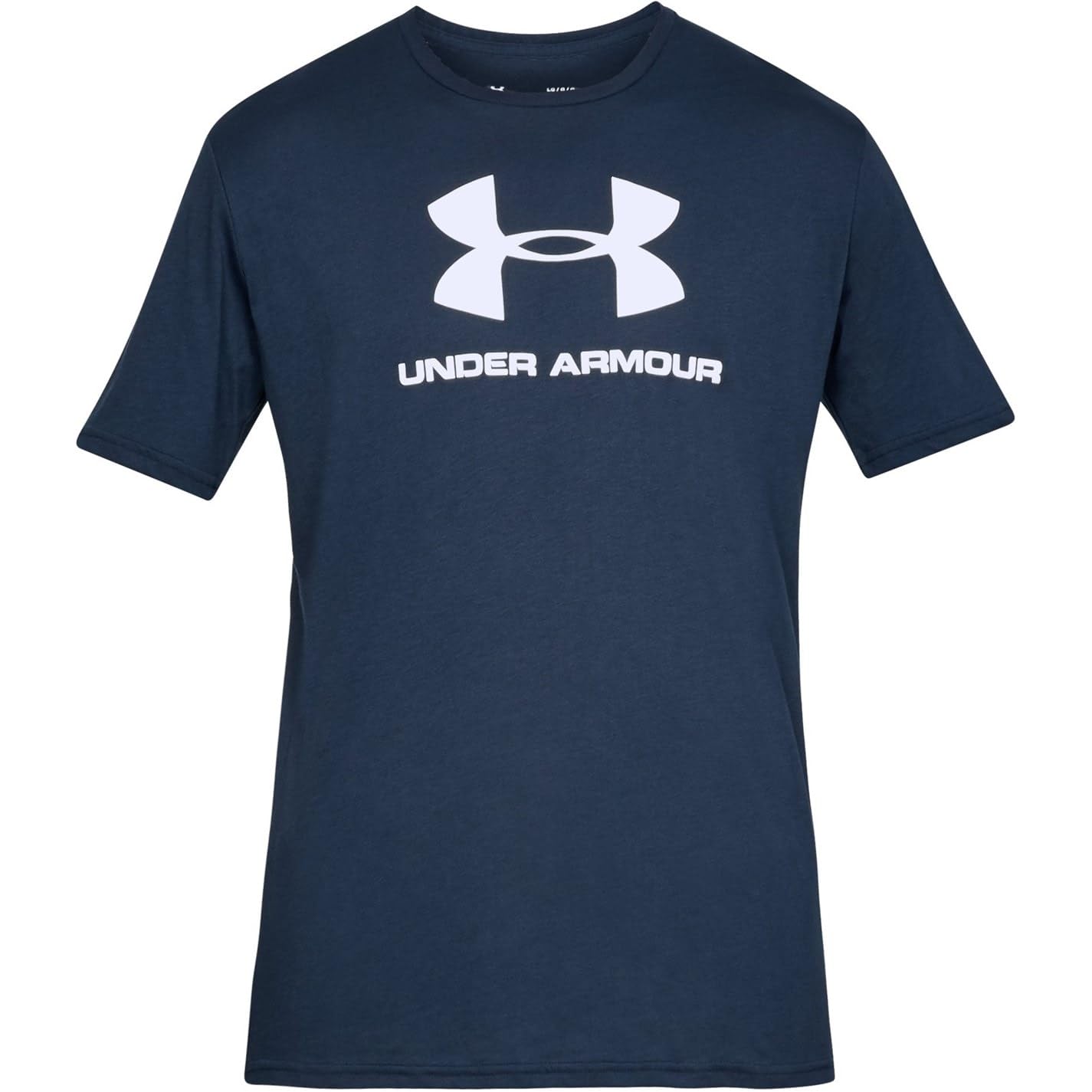 Under Armour Mens Sports Logo Short Sleeve T-Shirt Blue S