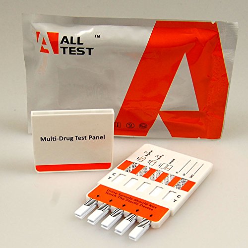 ALLTEST 10 Panel Urine Drug Testing Kit Cannabis Cocaine Ecstacy Speed Ketamine Heroin Methamphetamine Buprenorphine Benzo's (1)