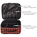 Makeup Bag - Travel Cosmetics Organizer - Train Case With Multiple Compartments - Waterproof | by show & tell - Durable, Cute Stylish & Fun …