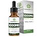 Hemp Oil Drops :: 1000MG per Bottle :: Premium Organic Extract :: Promotes Healthy Sleep :: Natural Anti-Anxiety :: One Month Supply (1FL oz) :: Evergreen Hemp