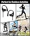 Bluetooth Headphones, TOTU BT-2 V4.1 Wireless Headphones IPX7 Sweatproof Music Stereo Sports Headset, HD Sound with Bass, Noise Cancelling, Secure Fit, up to 8 Hours Working time (2017 Upgraded)