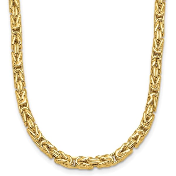 Amazon.com: Auriga Fine Jewelry 18K Yellow Gold Polished 9.5 mm