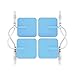 Self-Adhesive Replacement Gel Re-Usable 48 Pads for HealthmateForever electrotherapy Massagers (Blue Color)