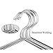 SHAREWIN Gene Stainless Steel Strong Wire Hangers Clothes Hangers 10 pcs