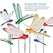 Teenitor 20pcs Butterfly Garden Stakes & 10pcs Dragonfly Stakes with Sticks Waterproof 3D Decorations Yard Ornaments Planter Flower Pot Bed Butterflies Dragonflies Christmas Decor