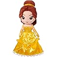 Disney Store Official Princess Plush Doll (Belle from Beauty and The Beast) Medium 14 Inches, Princess Dolls with Embroidered Features, Plush Toys, Princess Toys for Girls