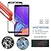 [2 Pack] KATIAN Compatibe Samsung Galaxy A7 (2018) Screen Protector, HD Full Coverage Protector[Anti-Scratch] [No-Bubble] [Case-Friendly], 9H Tempered Glass Screen Film for Samsung Galaxy A7 [Black]