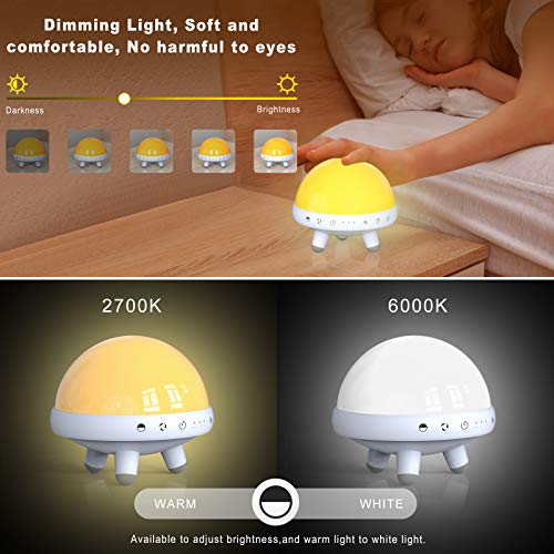 Night Lights for kids ,YACHANCE Rechargeable White Noise Machine with 31 Soothing Sounds Baby