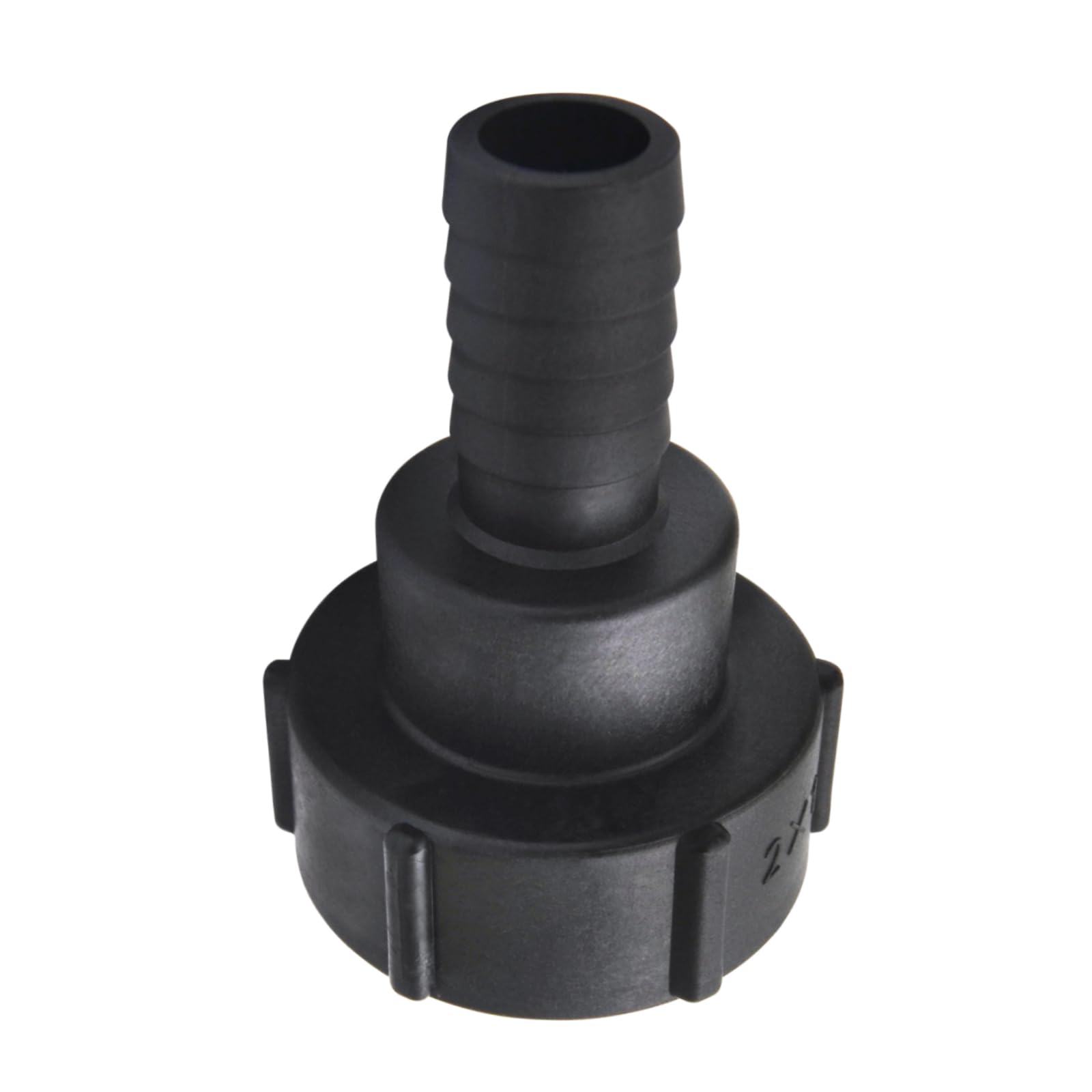 Tank Hose Adapter Plastic IBC Tank Adapter Garden Hose Adapter Fittings Tools 60mm Thread Import to 1"(25mm) Connect Hose (Pack of 1)
