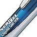 Pentel EnerGel Deluxe RTX Retractable Liquid Gel Pen, Medium Line, Metal Tip, Sky Blue Ink, Box of 12 (BL77-S)