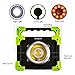 INQUIRY Led Work Light Rechargeable, Aluminium Case, 20W 6000mAh Portable Lighting Cordless Lamp for Garage,Painters,Outdoor Use