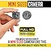 Mini Spy Hidden Wireless Camera with Audio Recorder 1080P - Wide-Angle Secret Small HD Nanny Cam - Night Vision, Motion Detector - Infrared Indoor Security Camera for Home,Office and Outdoor - No Wifi