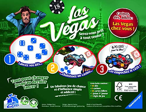 Ravensburger JEU LAS Vegas, 8 Jahre – Bild 3