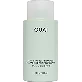OUAI Anti Dandruff Shampoo - Soothing Salicylic Acid Shampoo for Flaky, Dry and Itchy Scalp - Reduces Itching, Redness and Irritation - Sulfate Free Scalp Care (10 Fl Oz)