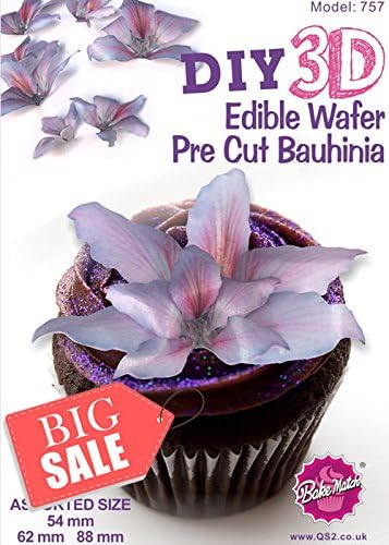 Diy 3d Comestible Taping Fleur Fleurs Comestibles Decorations Pour Gateaux Amazon Fr Cuisine Maison