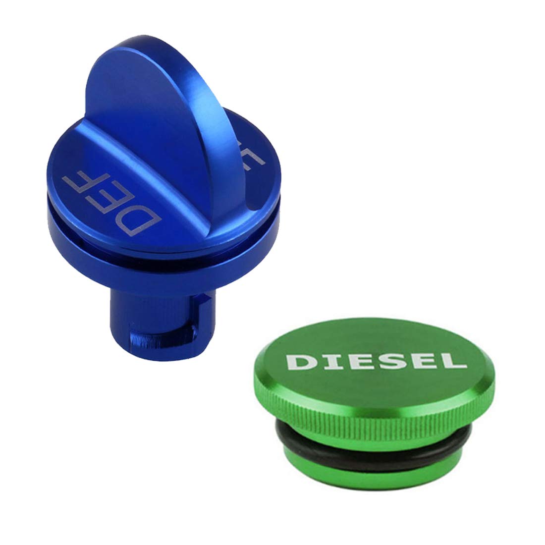 Henzxi Combo Pack Green Diesel Fuel Cap & Non