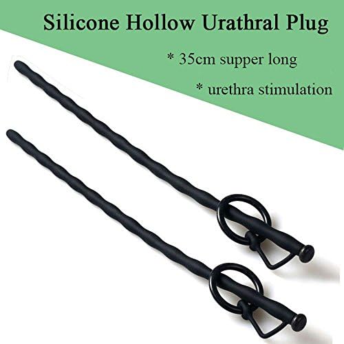 Super Long Clímax Stímulation Male Urêthrál Dilators Pênnis Plug, Silicone Urêthrál Sound Cathêter Toys for Men