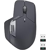 Rapoo MT760 PRO Wireless Mouse, NearLink + Bluetooth 5.0 Multi-Device, 12K DPI, 2K Polling, Ergo for Work & Gaming, 11 Progra