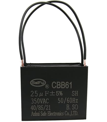 Amazon.com: CBB61 Ceiling Fan Capacitor 2 Wire 1uf Compatible with