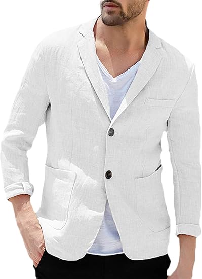 Veste en lin pour homme Clearance