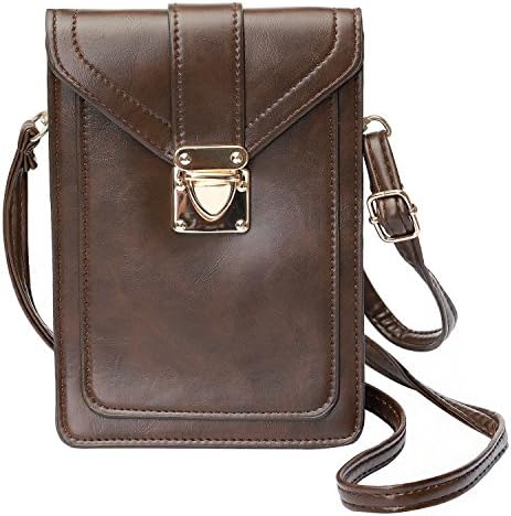 ELOMBR Small Crossbody Bag Cellphone Pouch Purse Single Shoulder Wallet Bag For Women