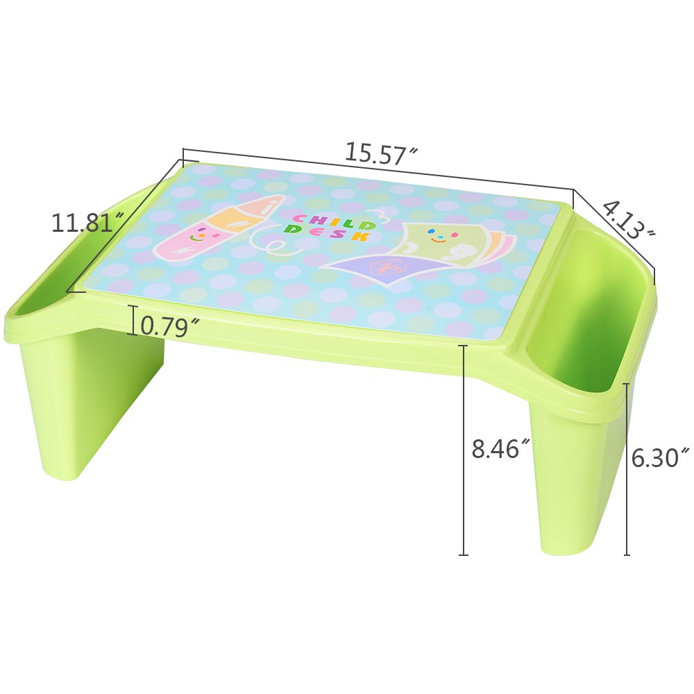 Lap Desk for Kids NNEWVANTE Storage Stackable Children's Table for