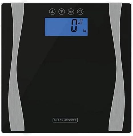 Balança de Vidro para Banheiro Black&Decker BK60 com Bioimpedância