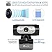 HD Webcam, Sea Wit 720p USB PC Web Camera with Microphone LED Light For Computer Laptop, Video Calling and Recording Streaming Cam For Skype Facebook Youtube, Compatible For Windows Mac