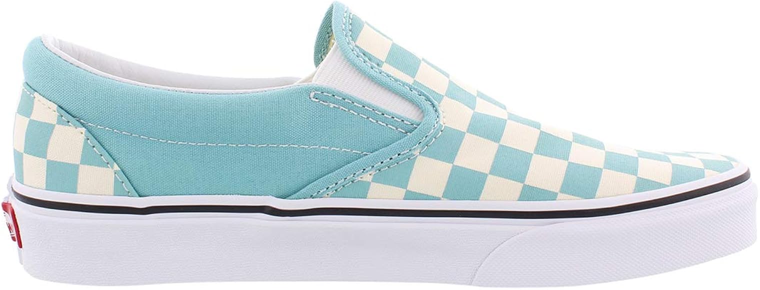 vans aqua haze checkerboard