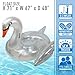 Franklin Sports Pool Float - Pool Float – Giant Inflated Swan Float – Adult Pool Tube – 71 Inch Pool Float – Super Size Fits Two!